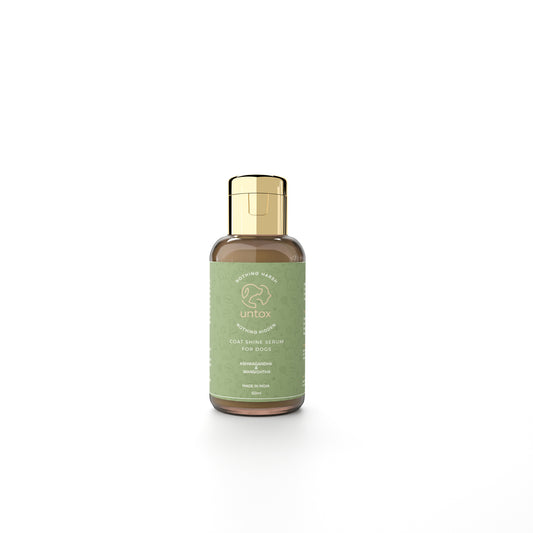 Coat Shine Serum -  Ashwagandha,  Manjishtha,  Avocado, Castor & Coconut Oil