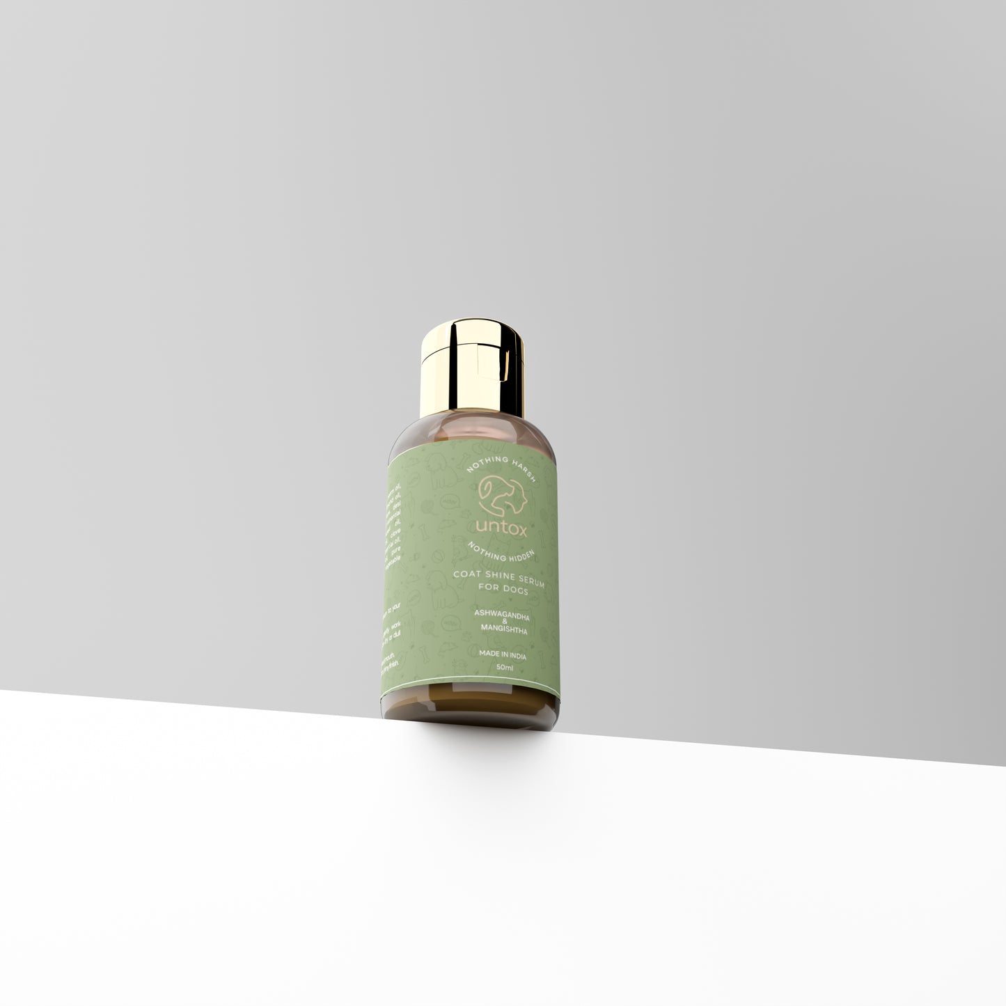 Coat Shine Serum -  Ashwagandha,  Manjishtha,  Avocado, Castor & Coconut Oil
